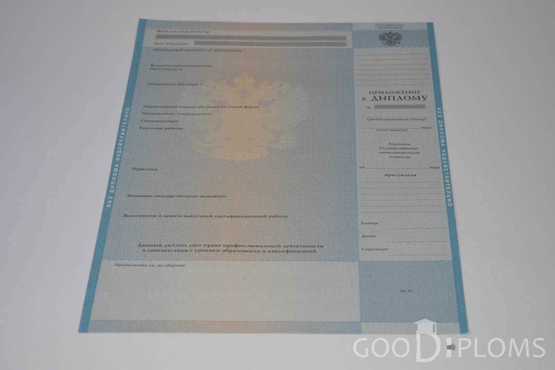 Приложение к Диплому Магистра в период c 2009 по 2010 год - Алматы